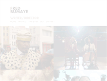 Tablet Screenshot of fredbumaye.com